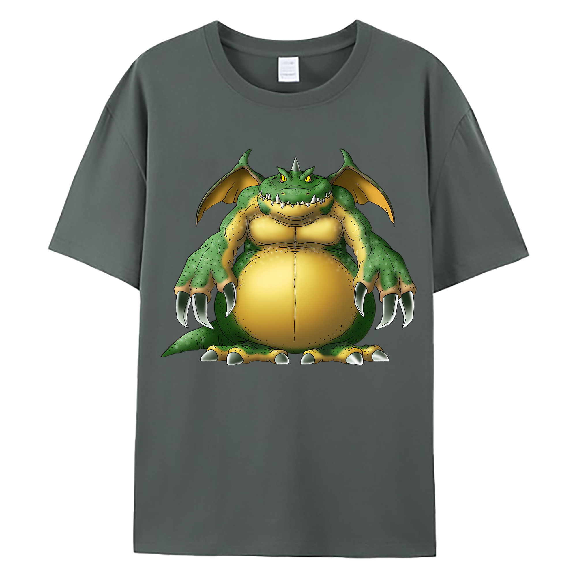 （画像用） ドラゴンクエスト Doragon Kuesuto Dragon Quest 綿100％ メンズ半袖Tシャツ｜肌触りやわらか＆通気性